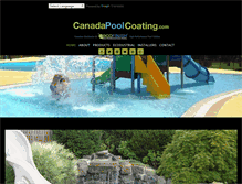 Tablet Screenshot of canadapoolcoating.com